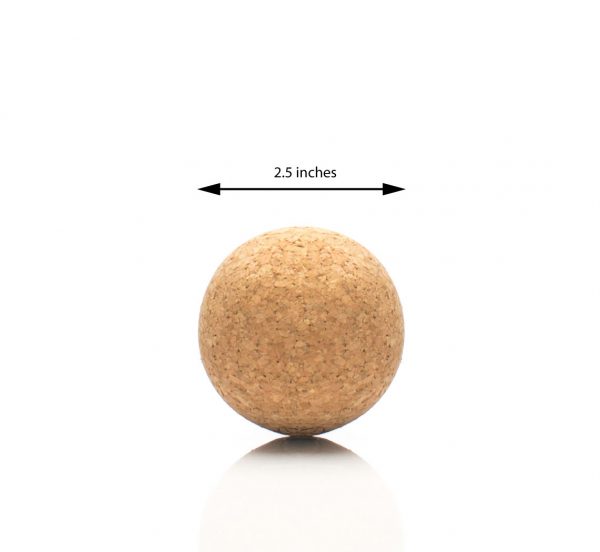 Cork acupressure ball dimensions